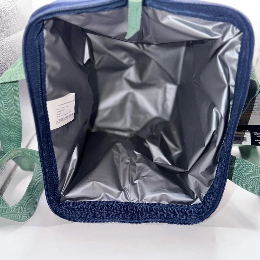 Igloo 9 can Floral Leftover Tote Insulated Lunch Cooler Bag Cottagecore